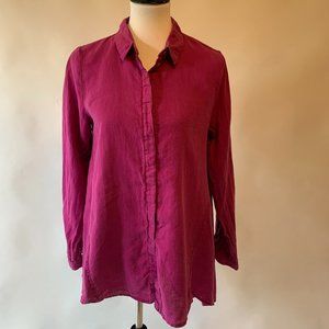 Eileen Fisher fucshia pink/purple top